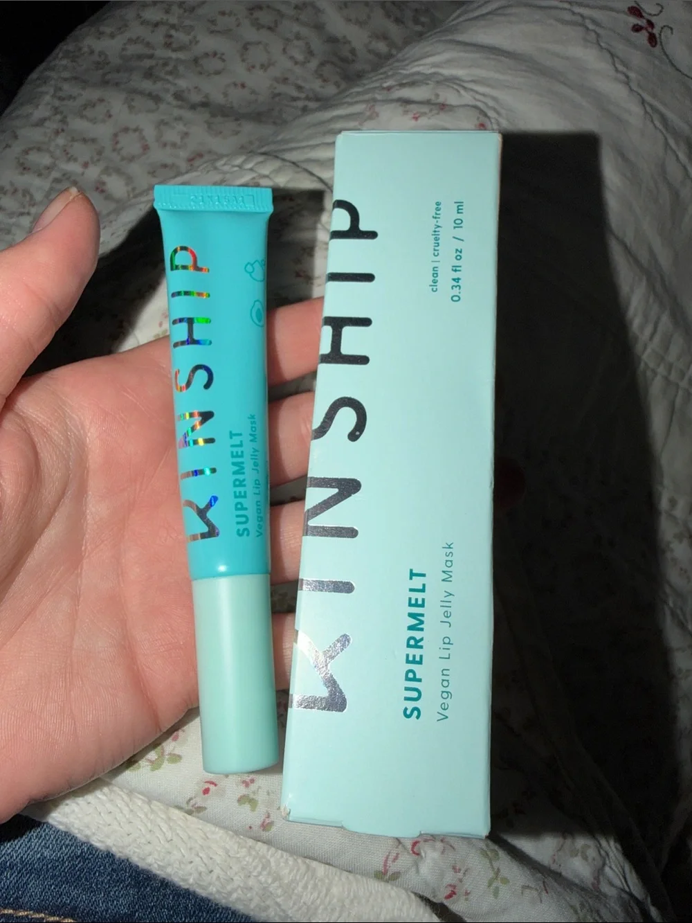 Supermelt Vegan Lip Jelly Mask - Aqua Blue